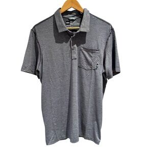 Saxx Droptemp All Day Cooling Polo Shark Heather Size Medium‎